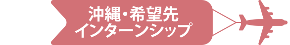 自由に選べる沖縄・希望先インターンシップ